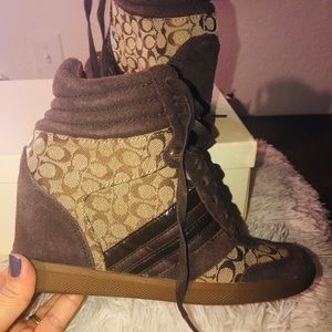Coach wedge shoes